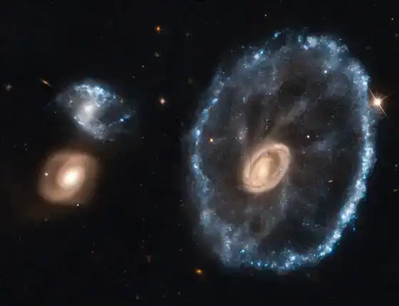 Galaxie de la Roue de Char — composite Webb